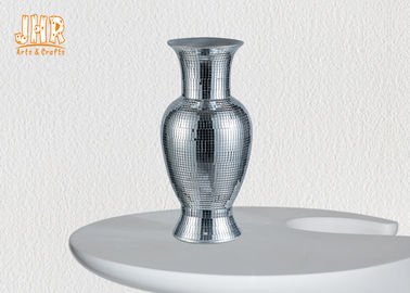 Klasik Cermin Mosaik Meja Penanam Fiberglass Vas Untuk Home Hotel Pernikahan