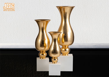 Bentuk Paku Trumpet Dekoratif dari Fiberglass Emas Mengkilap