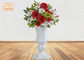 Vas-vas Putih Perkakas Fiberglass Putih Ringan Dekorasi Pernikahan