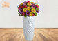 Dekorasi Modern Style Fiberglass Pot Bunga Untuk Tanaman Buatan 2 Ukuran