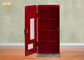 Mesin Minuman Kotak Kunci Kabinet Kayu Dekoratif MDF Pemegang Kunci Dinding Kayu Kotak Kunci Warna Merah