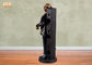 110 cm Tinggi Antik Polyresin Patung Figurine Resin Butler 3 Anggur Pemegang Patung