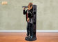 110 cm Tinggi Antik Polyresin Patung Figurine Resin Butler 3 Anggur Pemegang Patung