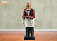 Red Butler Poly Patung Chef Dekorasi Dapur Resin Butler Fat Statue Patung 90 cm