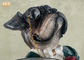 Anjing antik Angka Polyresin Statue Figurine Resin Memegang Anjing Nampan Patung Multi Warna