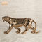 Lifesize Resin Patung Harimau Golden Fiberglass Animal Figurine Dekorasi Dalam Ruangan