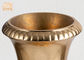 Vas Meja Kecil Pot Bunga Fiberglass Pot Tanaman Daun Emas Penggunaan Indoor